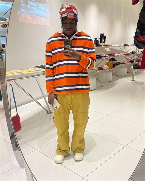 lil yachty gucci sweater and sneakers|Lil Yachty style.